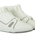 Мъжки спортни обувки бели  от еко кожа  Lionari