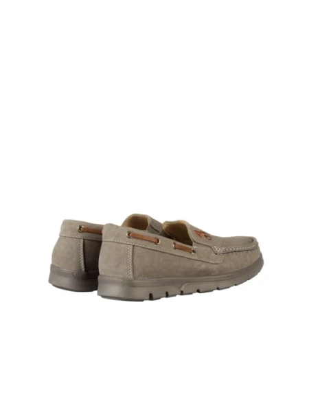 Мъжки мокасини сиви  от еко кожа Tope