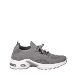 Дамски спортни обувки  сиви  от текстилен материал  Fepa