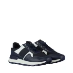 Мъжки спортни обувки сини  от еко кожа Dardim