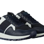 Мъжки спортни обувки сини  от еко кожа Dardim