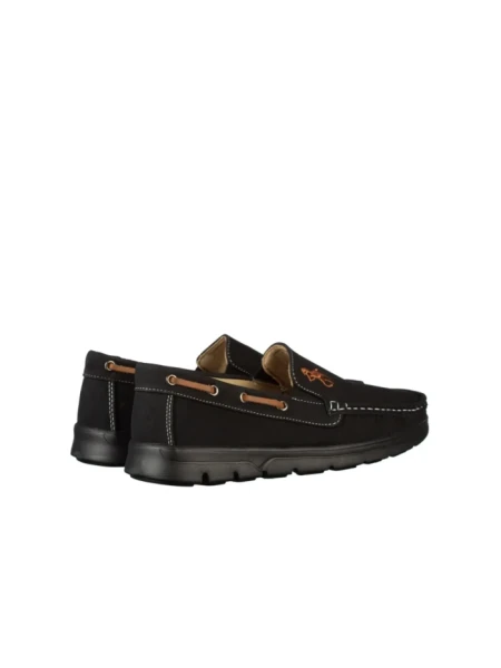 Мъжки мокасини черни от еко кожа Tope