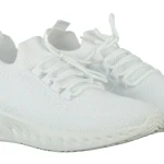 Мъжки спортни обувки бели  от текстилен материал  Brock