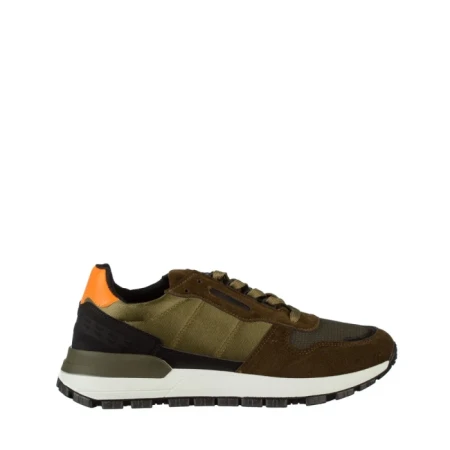 Мъжки спортни обувки зелени от текстилен материал  Aiman