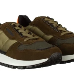 Мъжки спортни обувки зелени от текстилен материал  Aiman