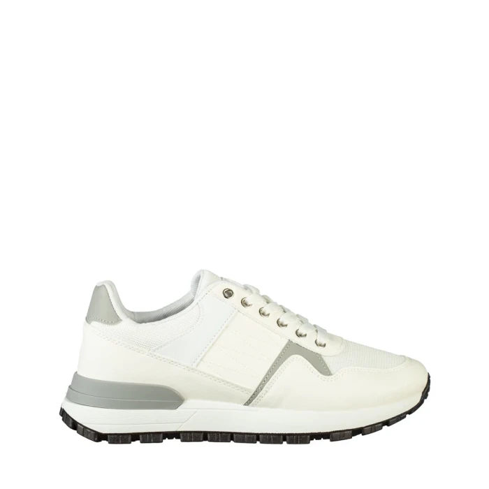 Мъжки спортни обувки бели  от еко кожа Dardim