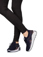 Дамски спортни обувки  сини  от текстилен материал  Ikel