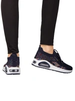 Дамски спортни обувки  сини  от текстилен материал  Ikel