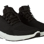 Мъжки спортни обувки черни с бяло от текстилен материал Torro