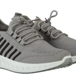 Мъжки спортни обувки сиви  от текстилен материал  Dulis