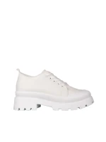 Дамски спортни обувки бели  от текстилен материал  Genie