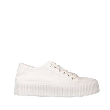 Дамски кецове бели  от текстилен материал  Tranta