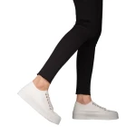 Дамски кецове бели  от текстилен материал  Tranta