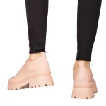 Дамски спортни обувки  розови  от текстилен материал  Genie