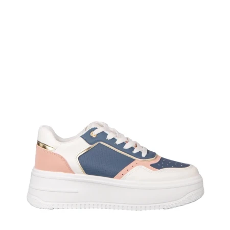 Дамски спортни обувки  сини  от еко кожа  Medar