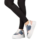 Дамски спортни обувки  сини  от еко кожа  Medar