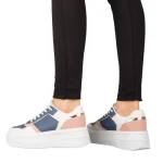 Дамски спортни обувки  сини  от еко кожа  Medar