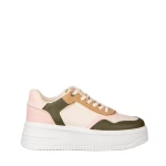 Дамски спортни обувки  зелени от еко кожа  Medar