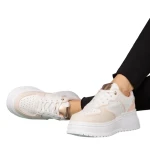 Дамски спортни обувки  розови  от еко кожа  Oрозови o