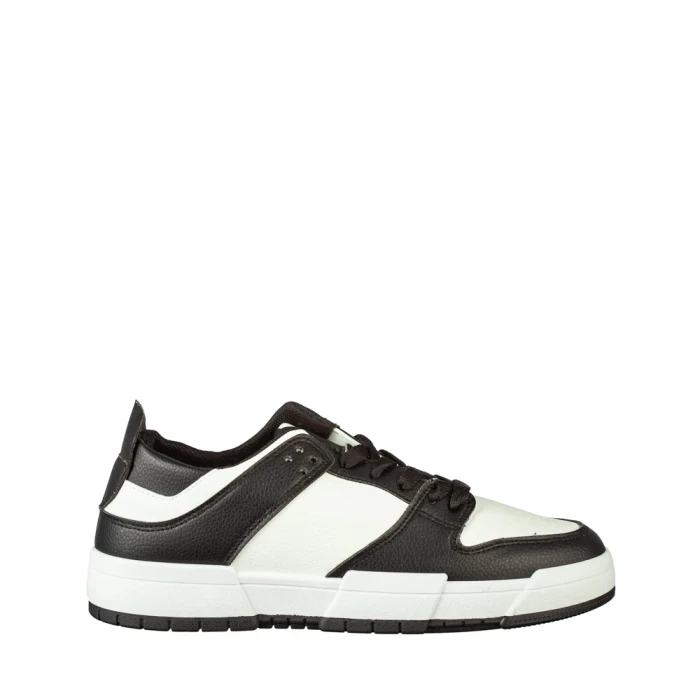 Мъжки спортни обувки черни от еко кожа  Kitu