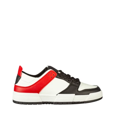 Мъжки спортни обувки червени от еко кожа  Kitu