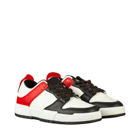 Мъжки спортни обувки червени от еко кожа  Kitu