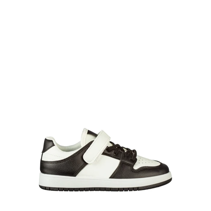 Детски спортни обувки черни от еко кожа  Alford