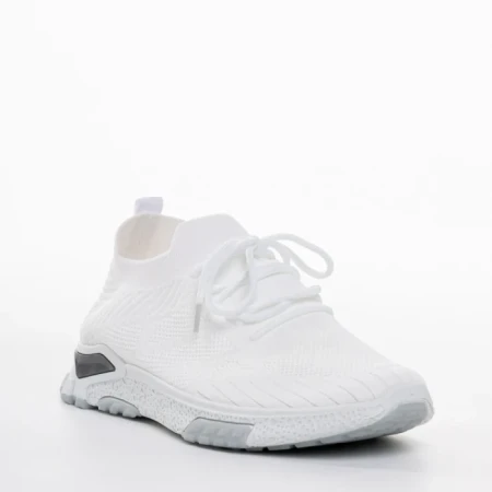 Мъжки спортни обувки бели от текстилен материал Todozi