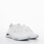 Мъжки спортни обувки бели от текстилен материал Todozi