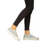 Дамски кецове  сини  от текстилен материал  Tranta