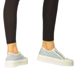 Дамски кецове  сини  от текстилен материал  Tranta