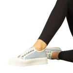 Дамски кецове  сини  от текстилен материал  Tranta