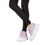 Дамски кецове лилави  от текстилен материал  Pope