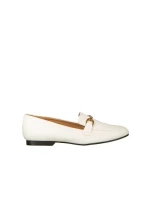 Дамски мокасини бели  от еко кожа  Dineb