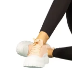 Дамски кецове  розови  от текстилен материал  Pope