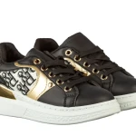 Детски спортни обувки черни от еко кожа  Denva