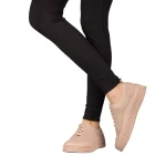 Дамски кецове  розови  от текстилен материал  Stere