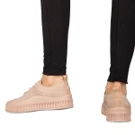 Дамски кецове  розови  от текстилен материал  Stere