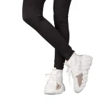 Дамски спортни обувки бели  от текстилен материал  Meil