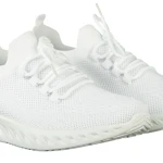 Мъжки спортни обувки  бели  от текстилен материал Amal