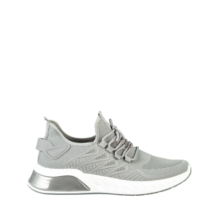 Мъжки спортни обувки сиви от текстилен материал Riddel