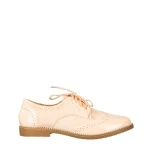 Дамски обувки casual без ток от еко кожа розови  Bergo