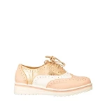 Дамски обувки casual без ток от еко кожа розови  Darme