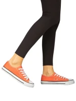 Дамски кецове светло розови от текстилен материал  Perto