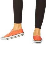 Дамски кецове светло розови от текстилен материал  Perto