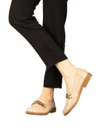 Дамски мокасини розови  от еко кожа Sclini