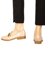 Дамски мокасини розови  от еко кожа Sclini