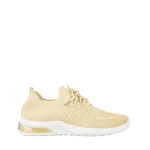 Дамски спортни обувки бежови от текстилен материал  Sprin
