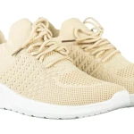 Дамски спортни обувки бежови от текстилен материал  Sprin