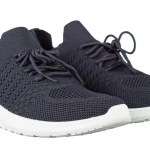 Дамски спортни обувки синиот текстилен материал  Sprin